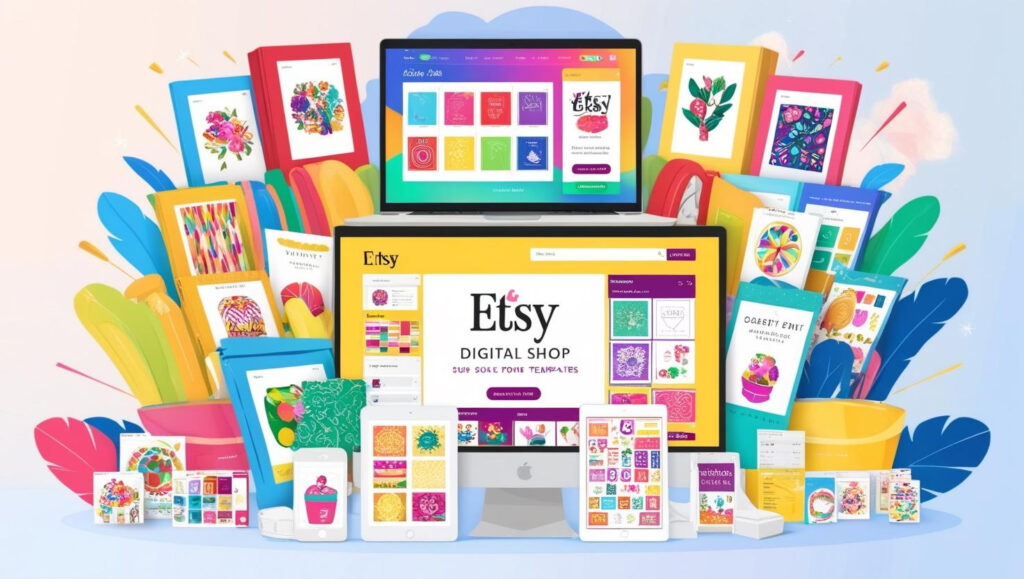 etsy digital products shop